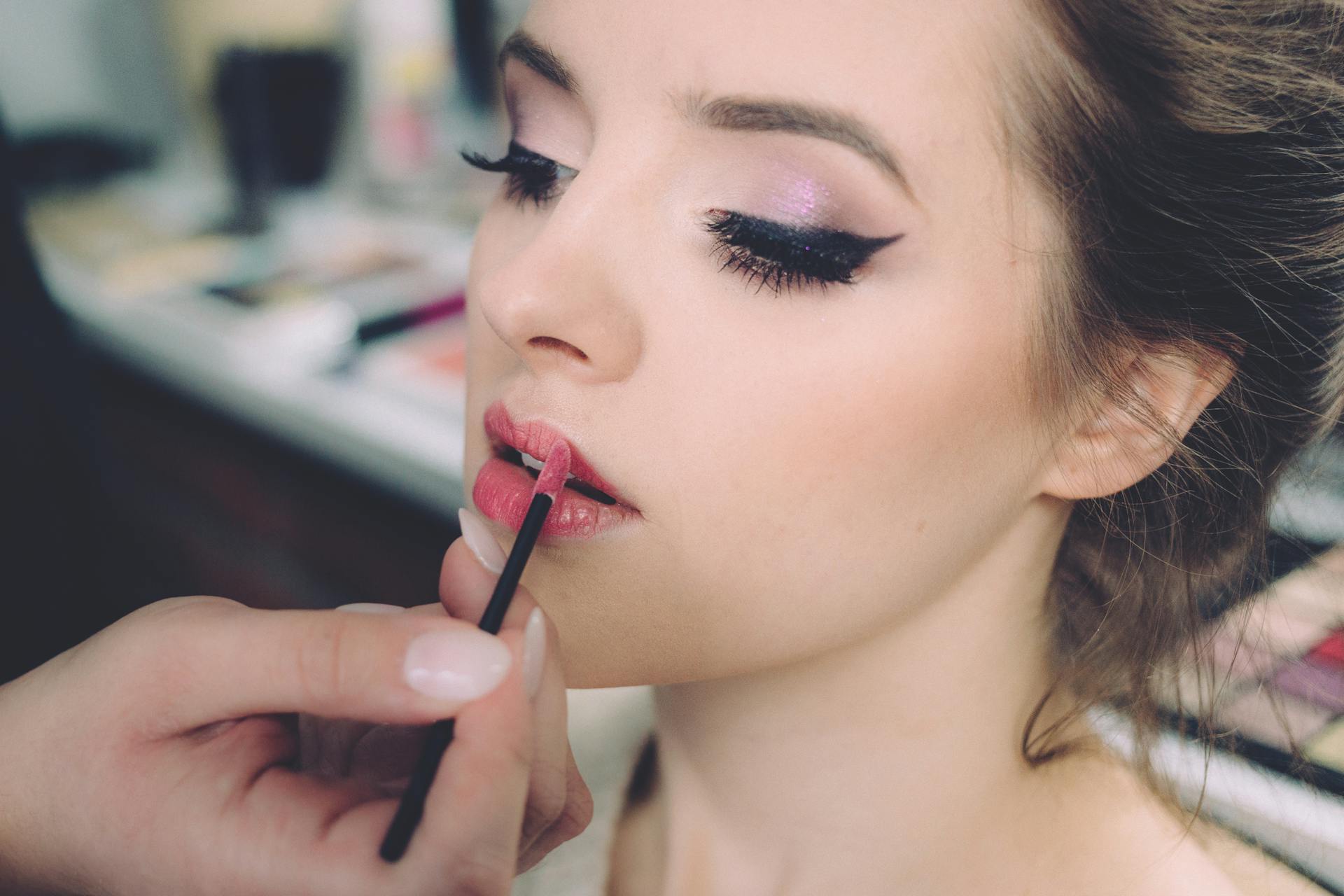 Cosmetology procedure demonstration